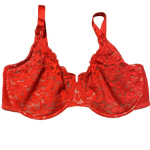 Wacoal All Dressed Up Underwire Bra 38DDD Red 851166